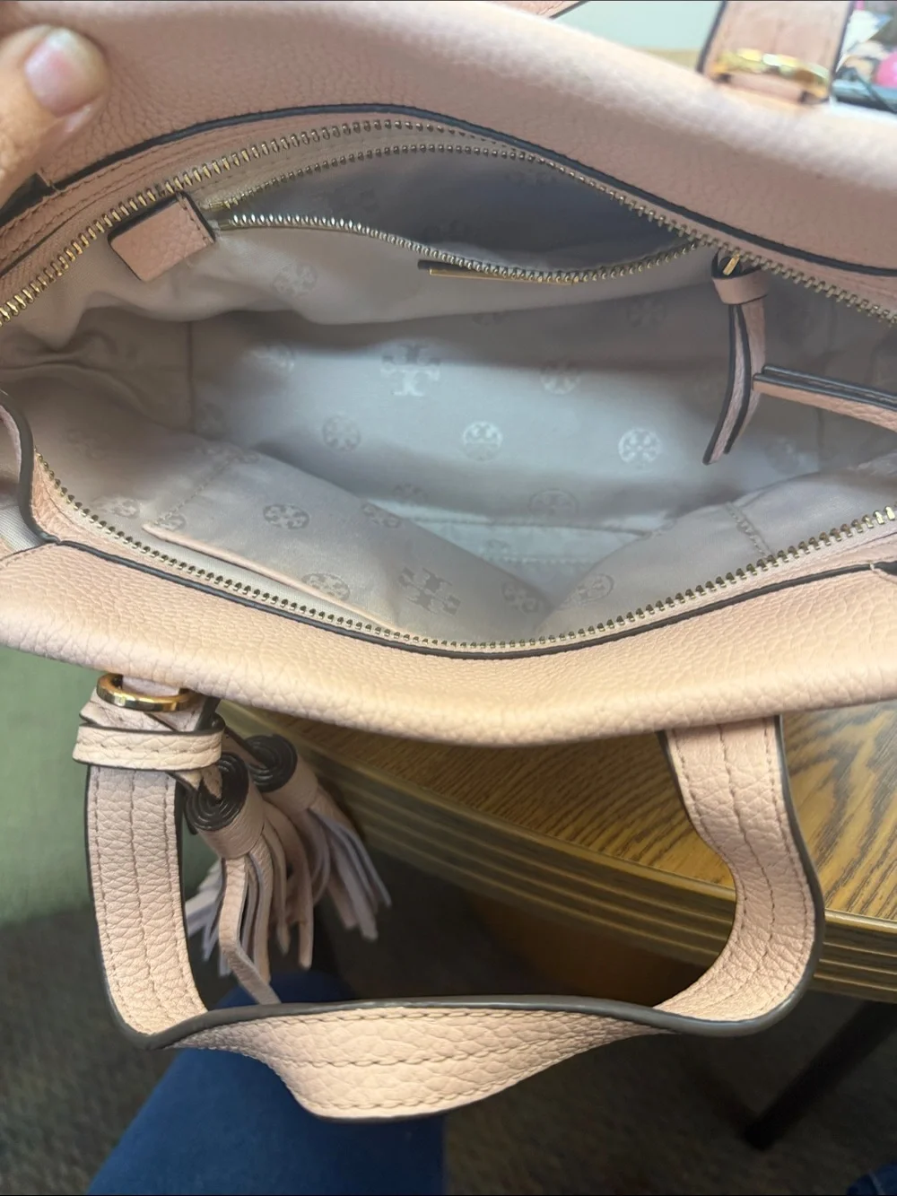 Tory Burch compact structured